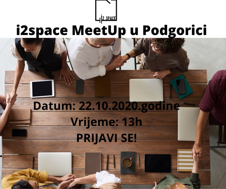 Poziv za učešće na i2space MeetUp-u u Podgorici