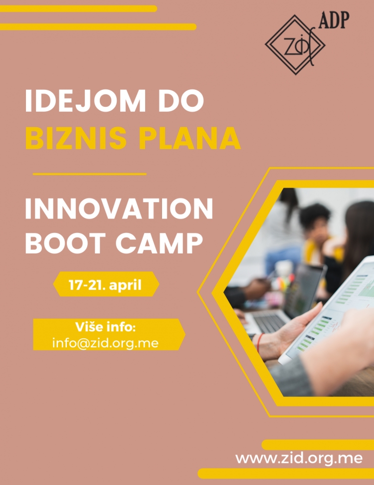 Poziv za učešće na &quot;Innovation Boot Camp-u&quot;